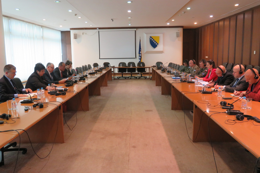 Members of Joint Committee for Defense and Security of BiH talked with the Team for Strategic Review of the mandate of "Althea" Mission in BiH